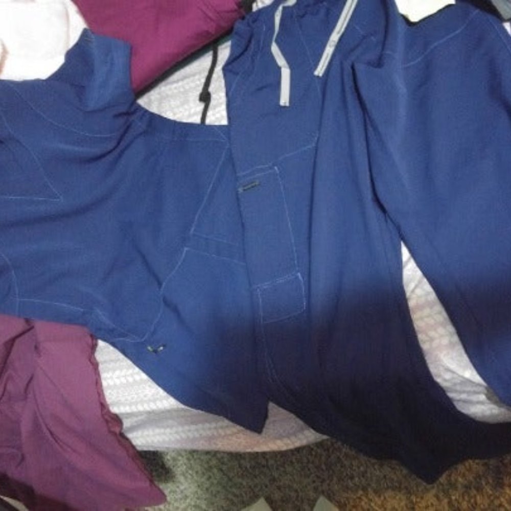 Wonderwink Navy Scrub Set XS Pants/XXS Top